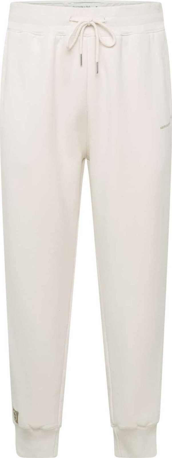Abercrombie & Fitch Kalhoty bílá