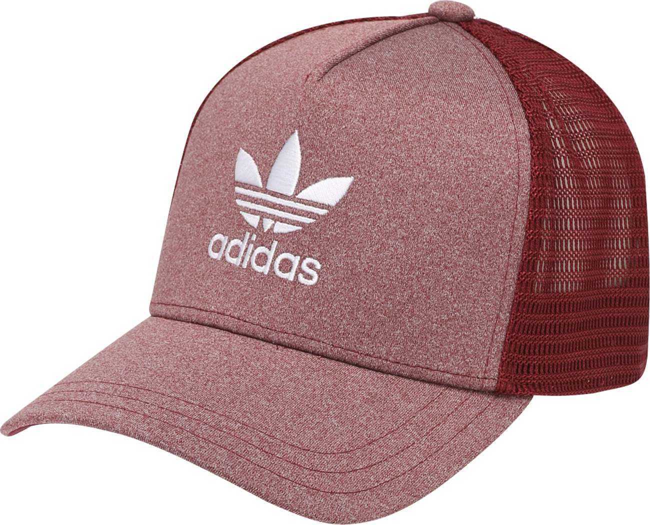 ADIDAS ORIGINALS Kšiltovka burgundská červeň / bílá