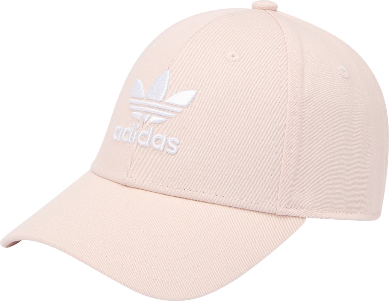 ADIDAS ORIGINALS Kšiltovka pastelově růžová / bílá