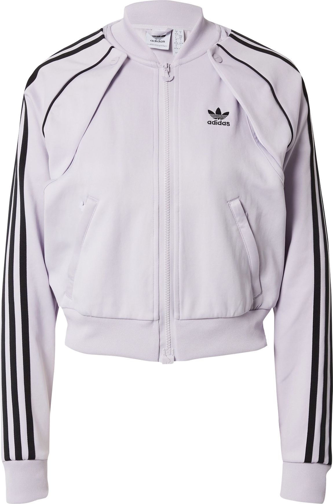 ADIDAS ORIGINALS Mikina černá / bílá