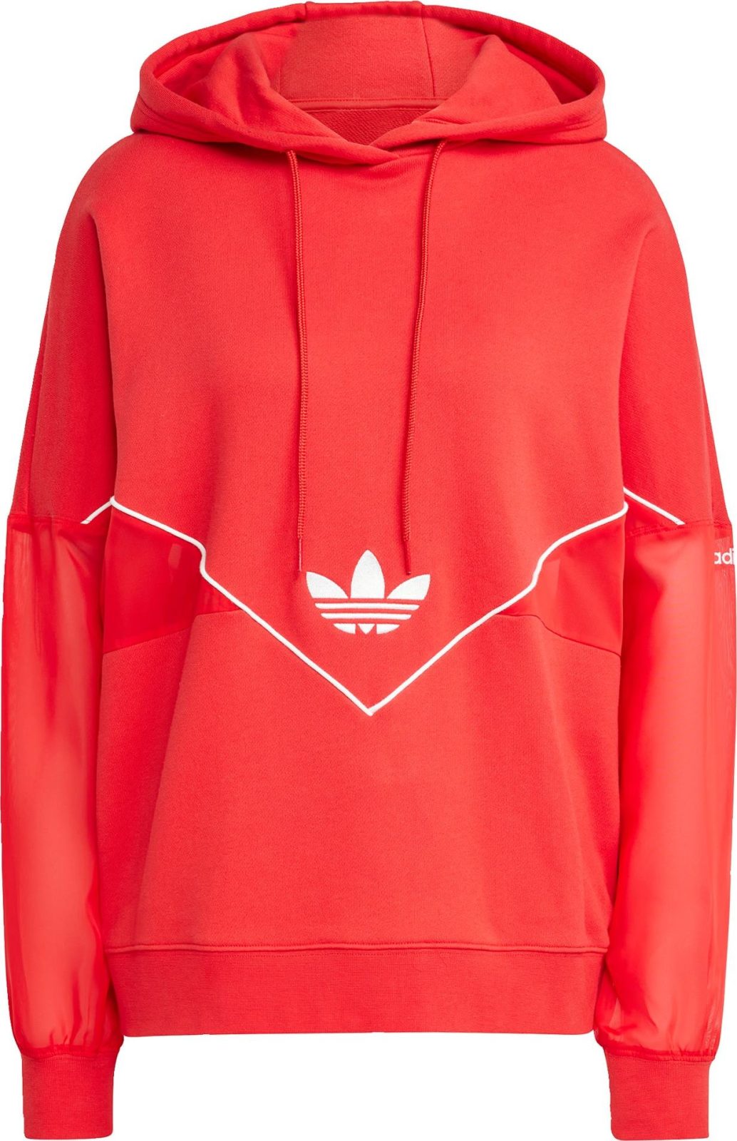 ADIDAS ORIGINALS Mikina červená / bílá