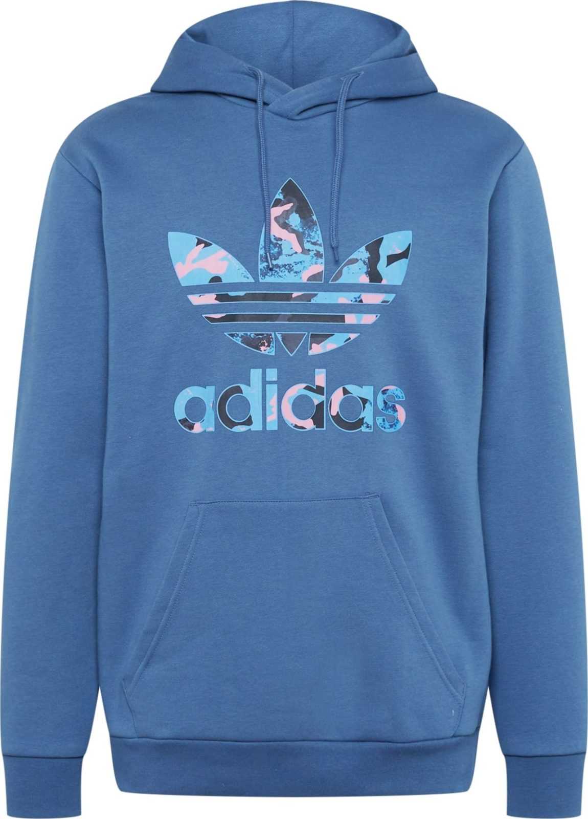 ADIDAS ORIGINALS Mikina modrá / mix barev