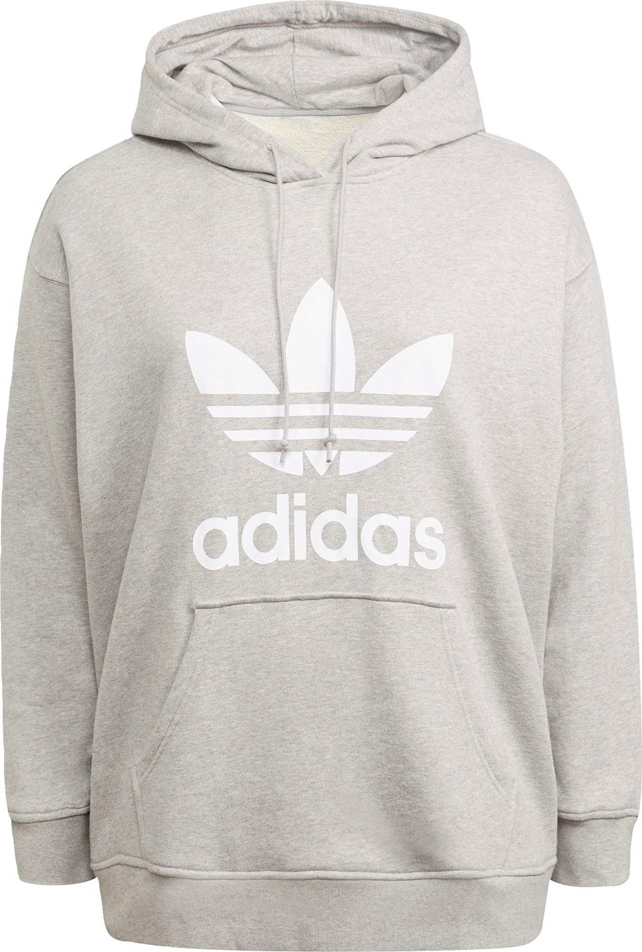 ADIDAS ORIGINALS Mikina šedý melír / bílá