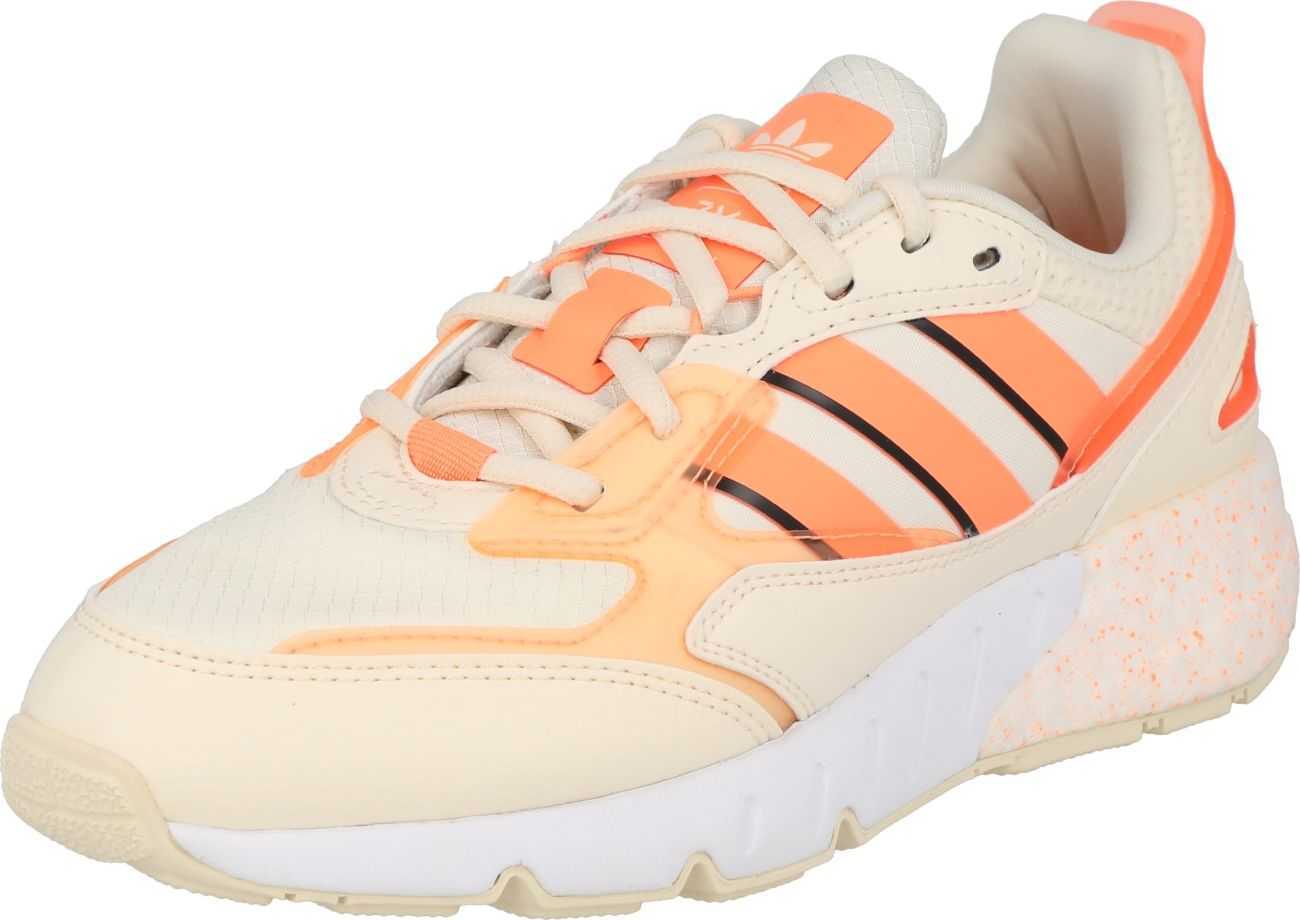 ADIDAS SPORTSWEAR Tenisky 'ZX 1K BOOST 2.0' béžová / světle šedá / oranžová / černá