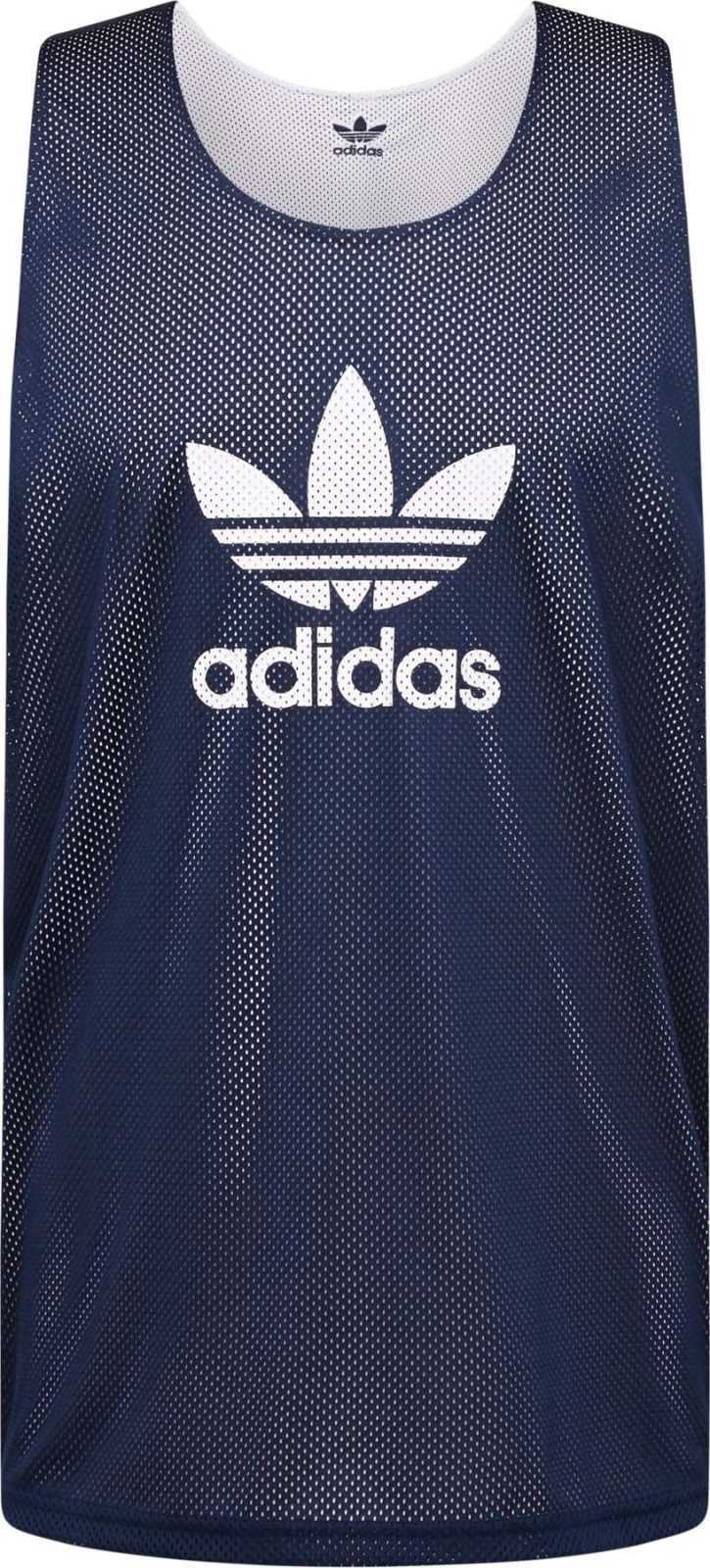 ADIDAS ORIGINALS Tričko tmavě modrá / bílá