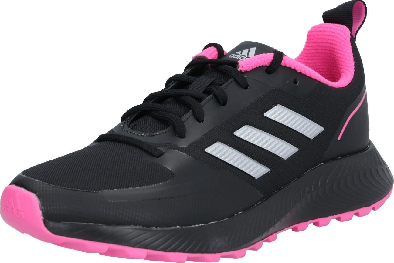 ADIDAS SPORTSWEAR Tenisky 'Run Falcon 2.0' stříbrně šedá / pink / černá