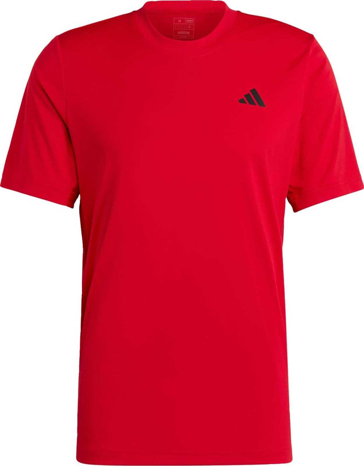 ADIDAS PERFORMANCE Funkční tričko červená / černá