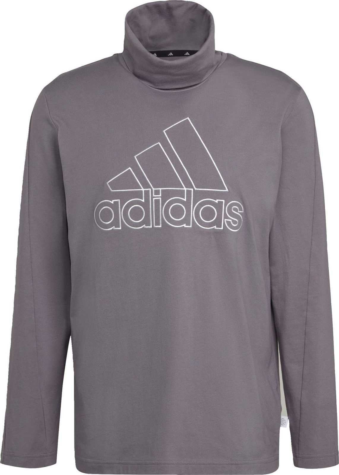 ADIDAS SPORTSWEAR Funkční tričko tmavě šedá / bílá