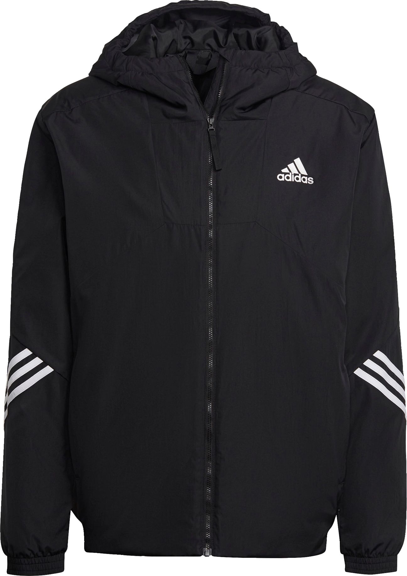 ADIDAS SPORTSWEAR Sportovní bunda černá / bílá