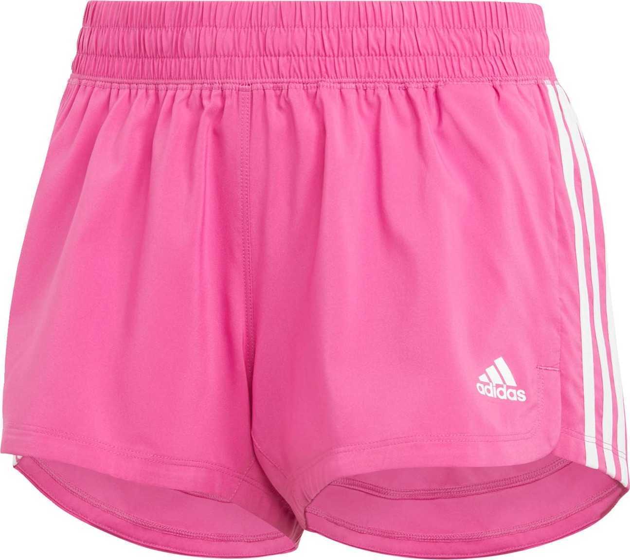 ADIDAS SPORTSWEAR Sportovní kalhoty 'Pacer' pink / bílá