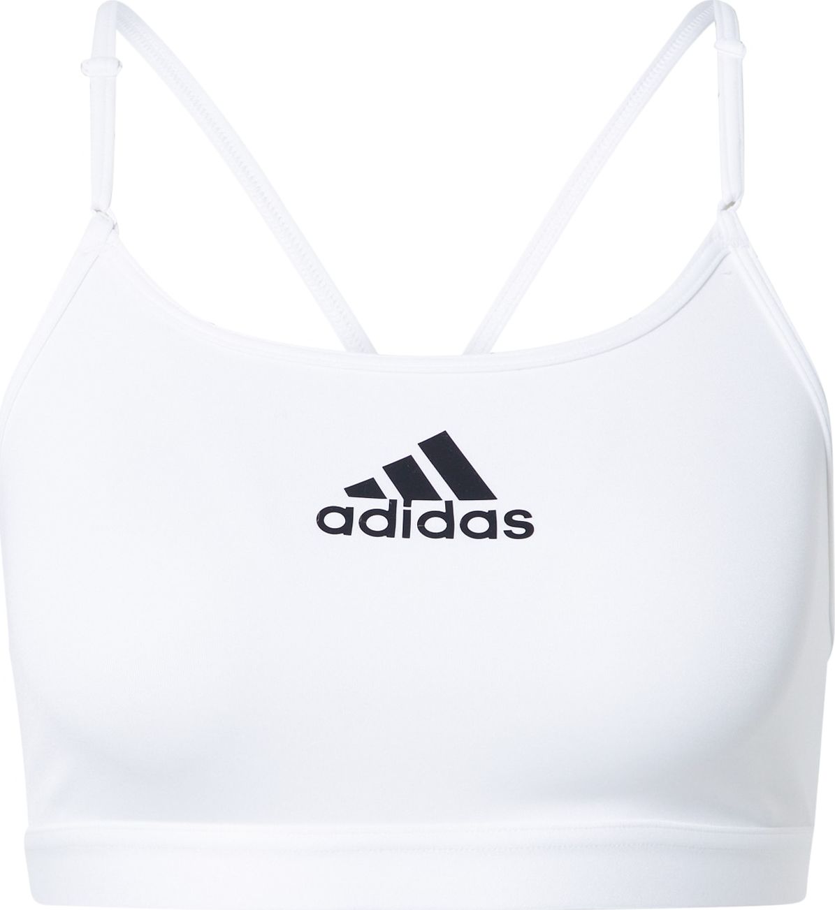 ADIDAS SPORTSWEAR Sportovní podprsenka černá / bílá