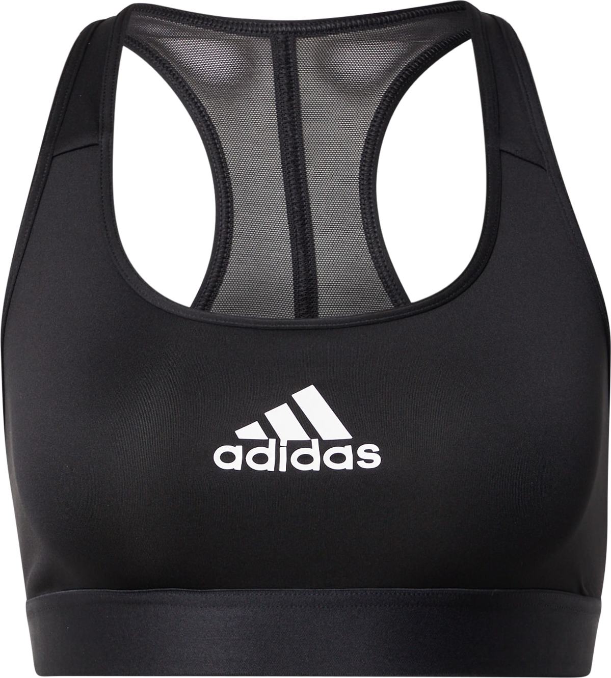 ADIDAS SPORTSWEAR Sportovní podprsenka černá / bílá