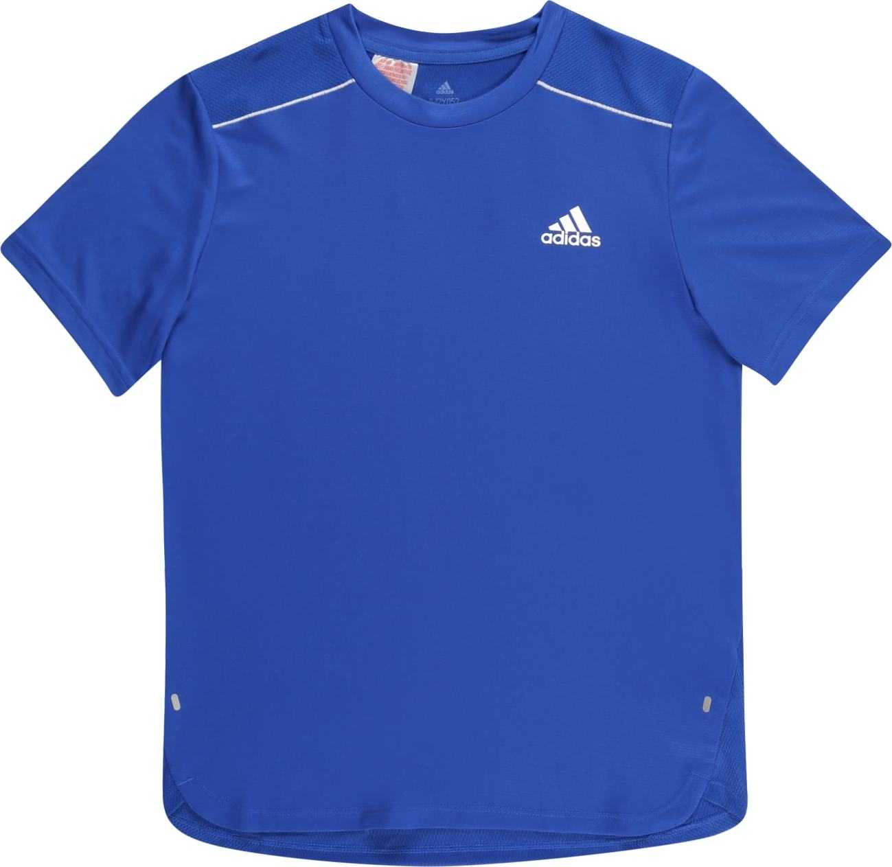 ADIDAS SPORTSWEAR Funkční tričko modrá / bílá