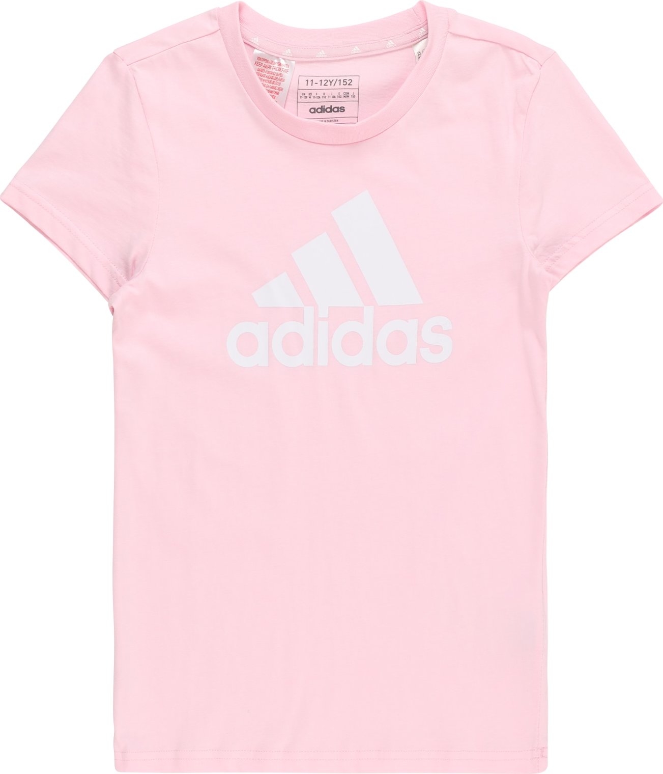 ADIDAS SPORTSWEAR Funkční tričko růžová / bílá