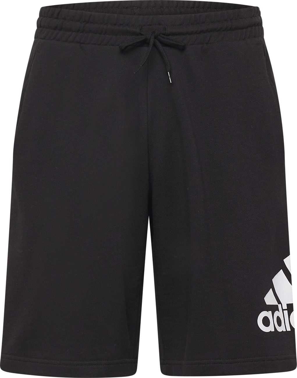 ADIDAS SPORTSWEAR Sportovní kalhoty černá / bílá