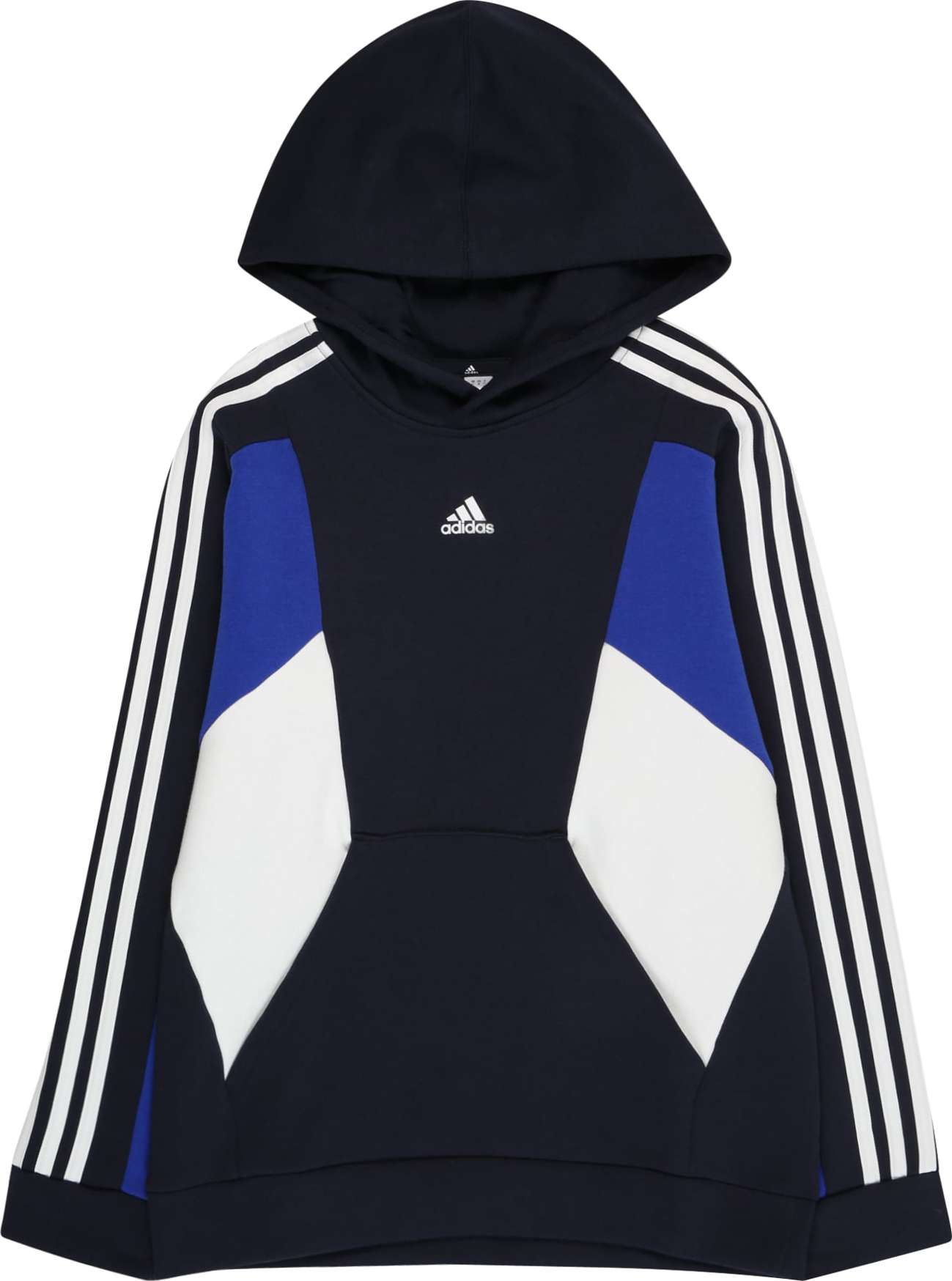 ADIDAS SPORTSWEAR Sportovní mikina modrá / černá / bílá