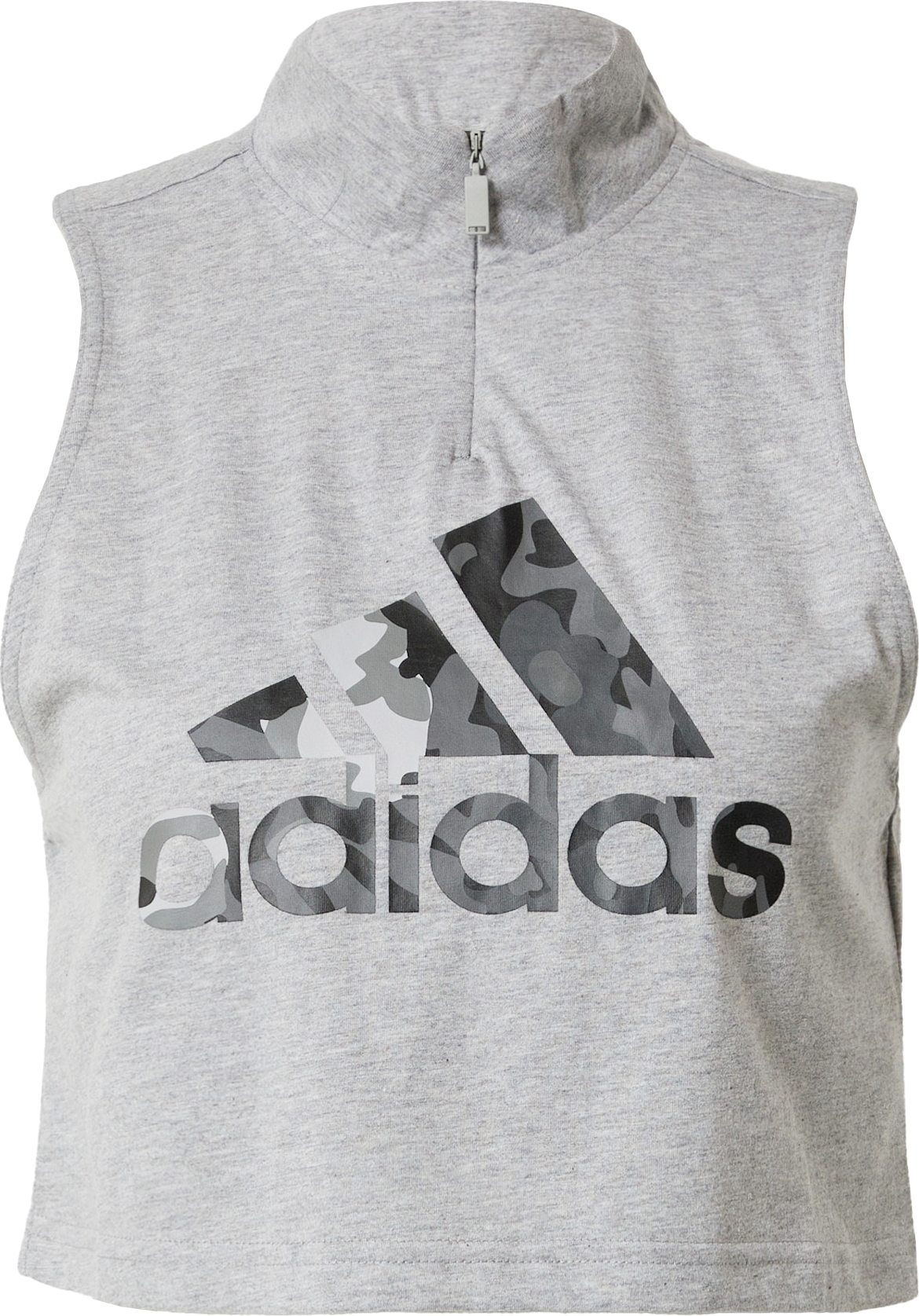 ADIDAS SPORTSWEAR Funkční tričko světle šedá / tmavě šedá / šedý melír / černá