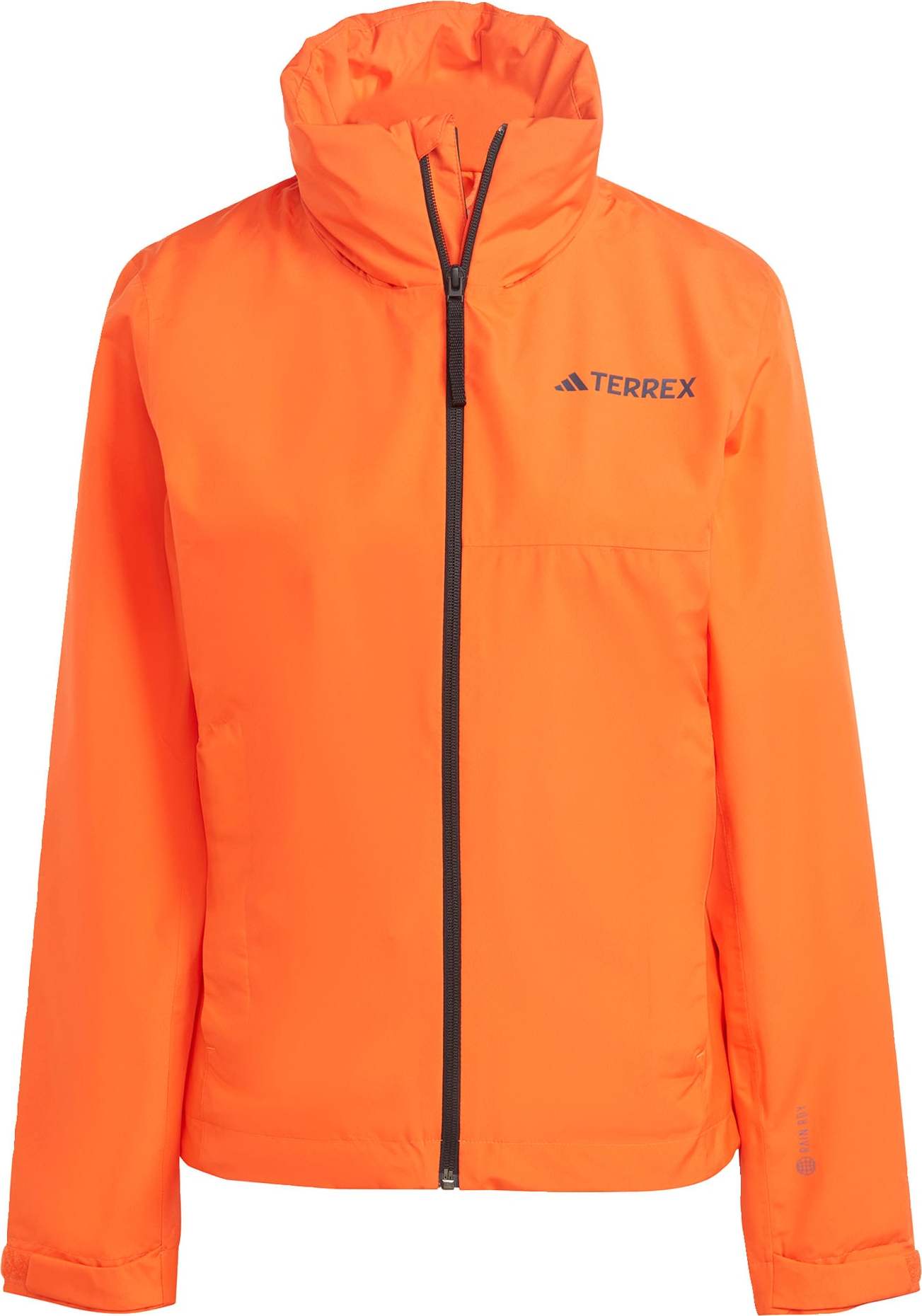 ADIDAS TERREX Outdoorová bunda oranžová / černá