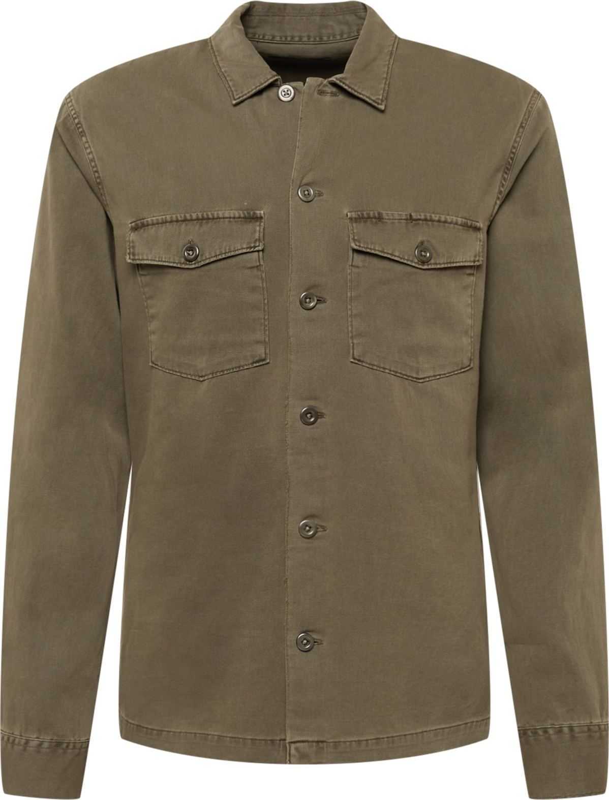 AllSaints Košile khaki