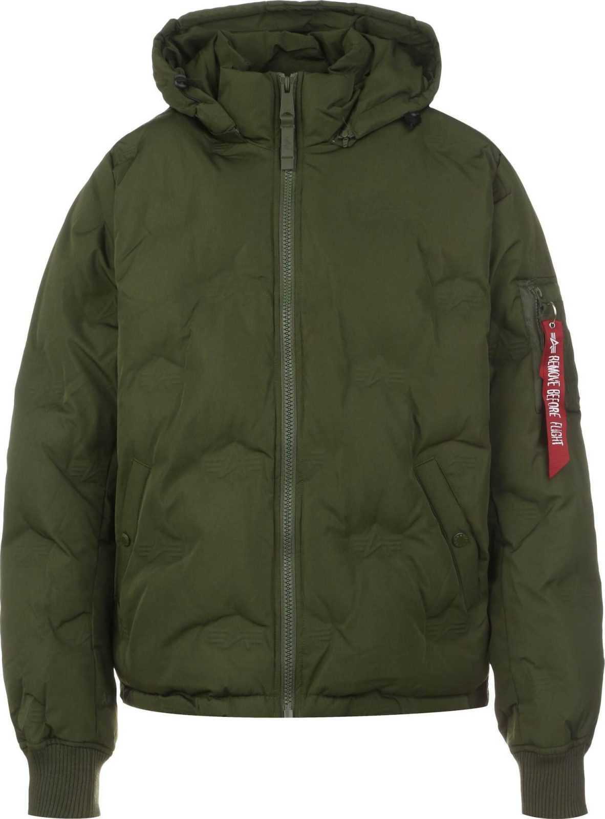 ALPHA INDUSTRIES Zimní bunda khaki