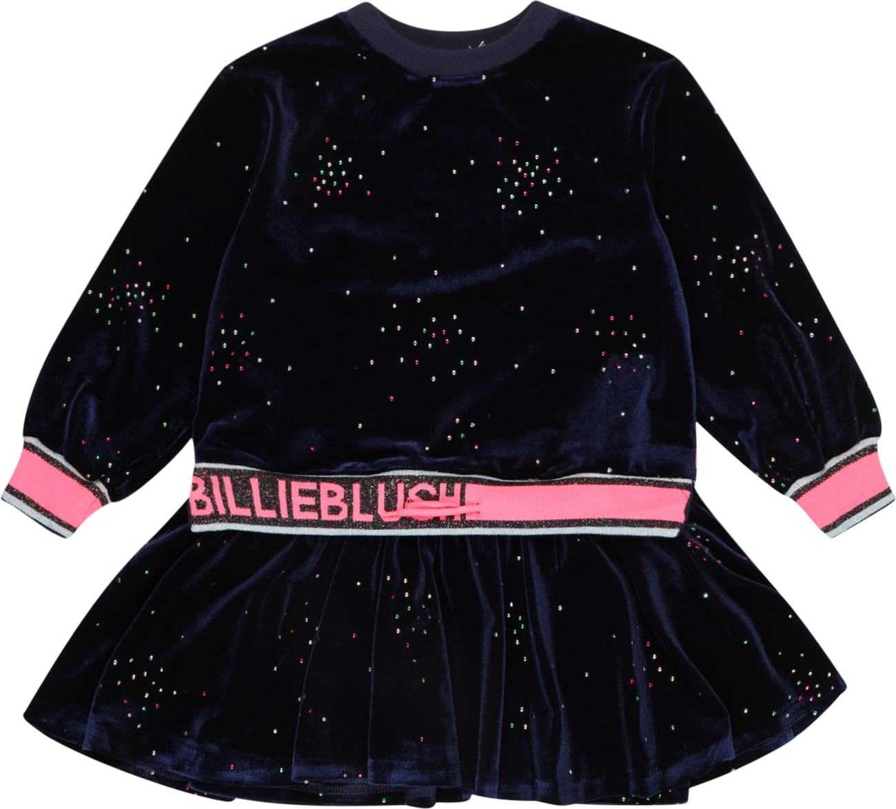 Billieblush Šaty námořnická modř / světle růžová / černá / bílá
