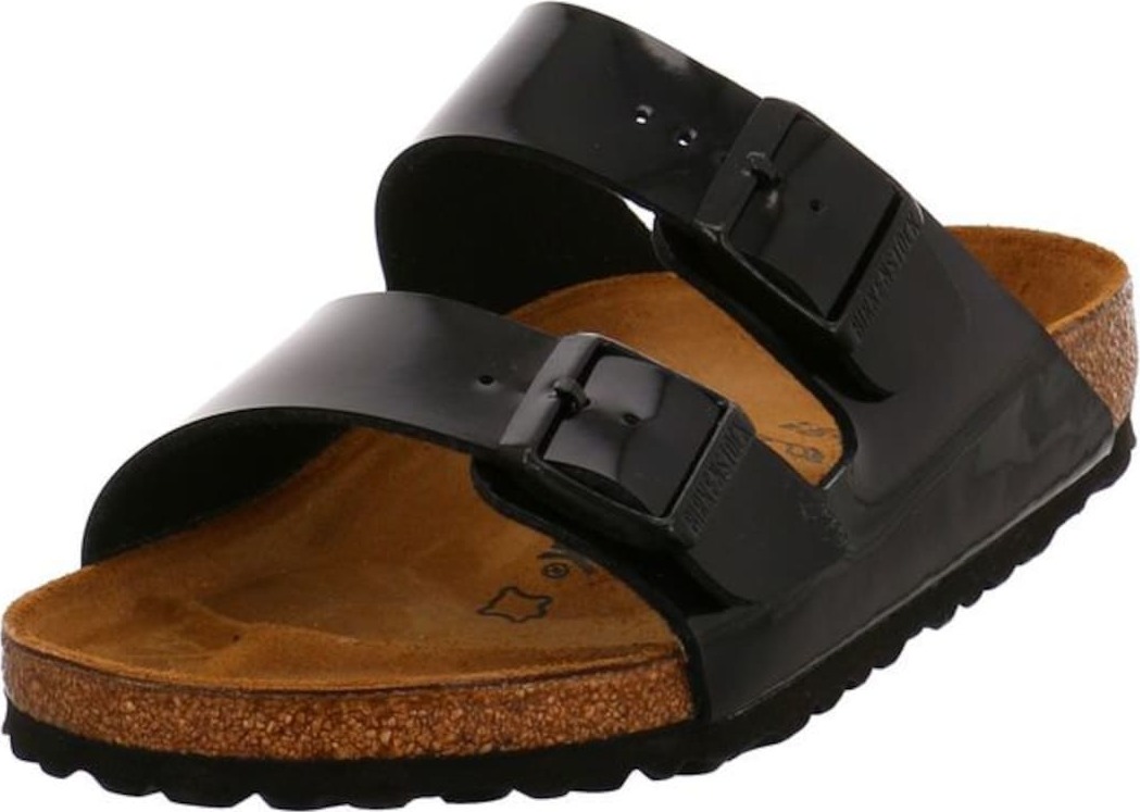 BIRKENSTOCK Pantofle černá