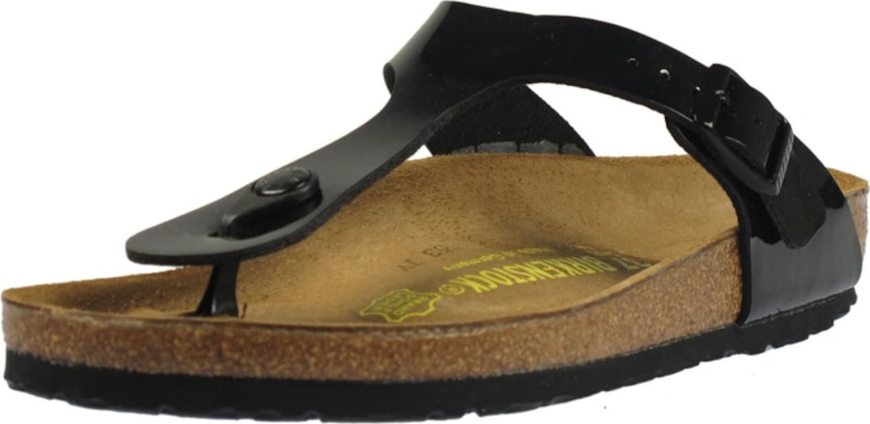 BIRKENSTOCK Pantofle 'Gizeh' černá