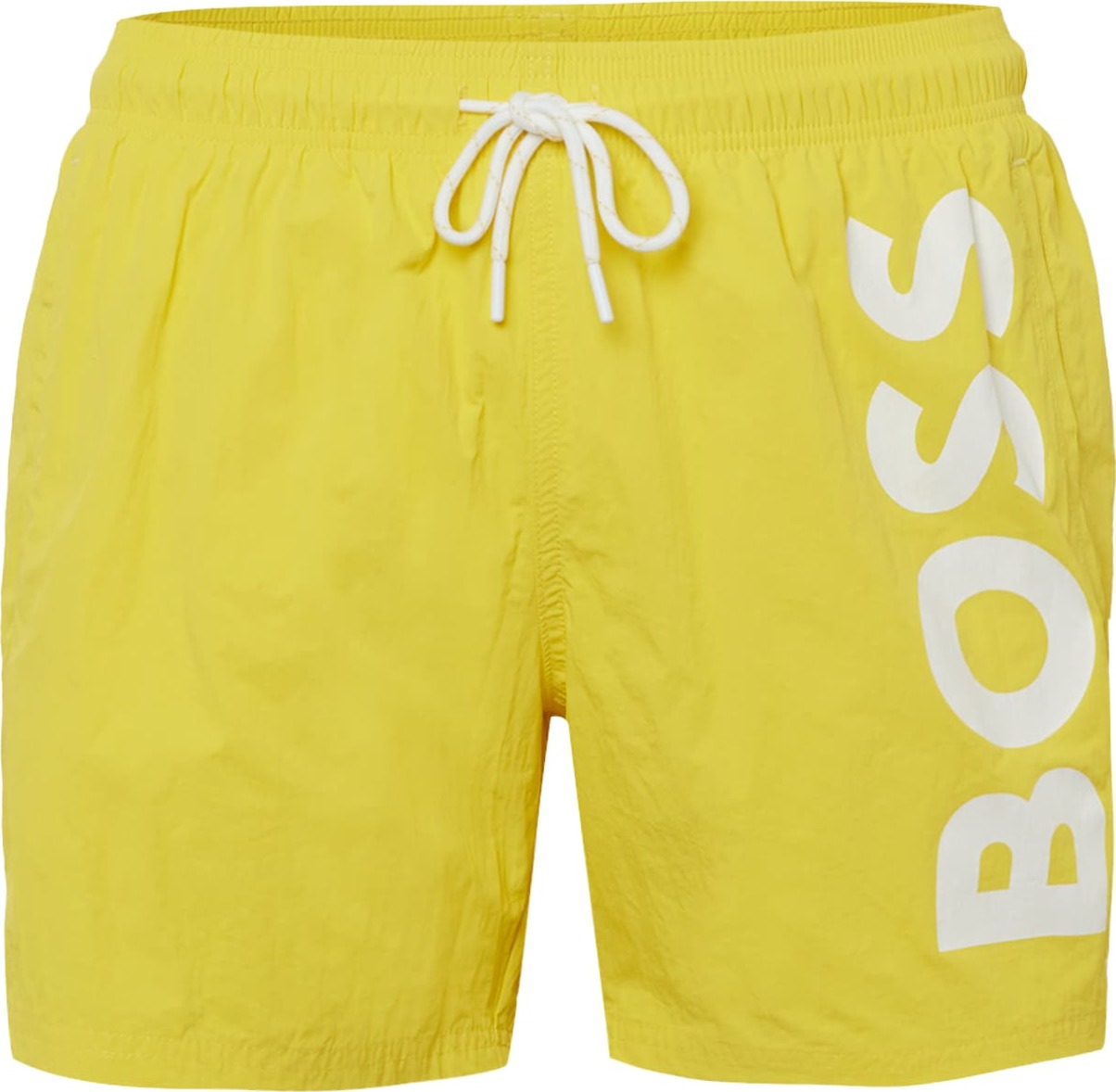 BOSS Black Plavecké šortky 'Octopus' žlutá / bílá