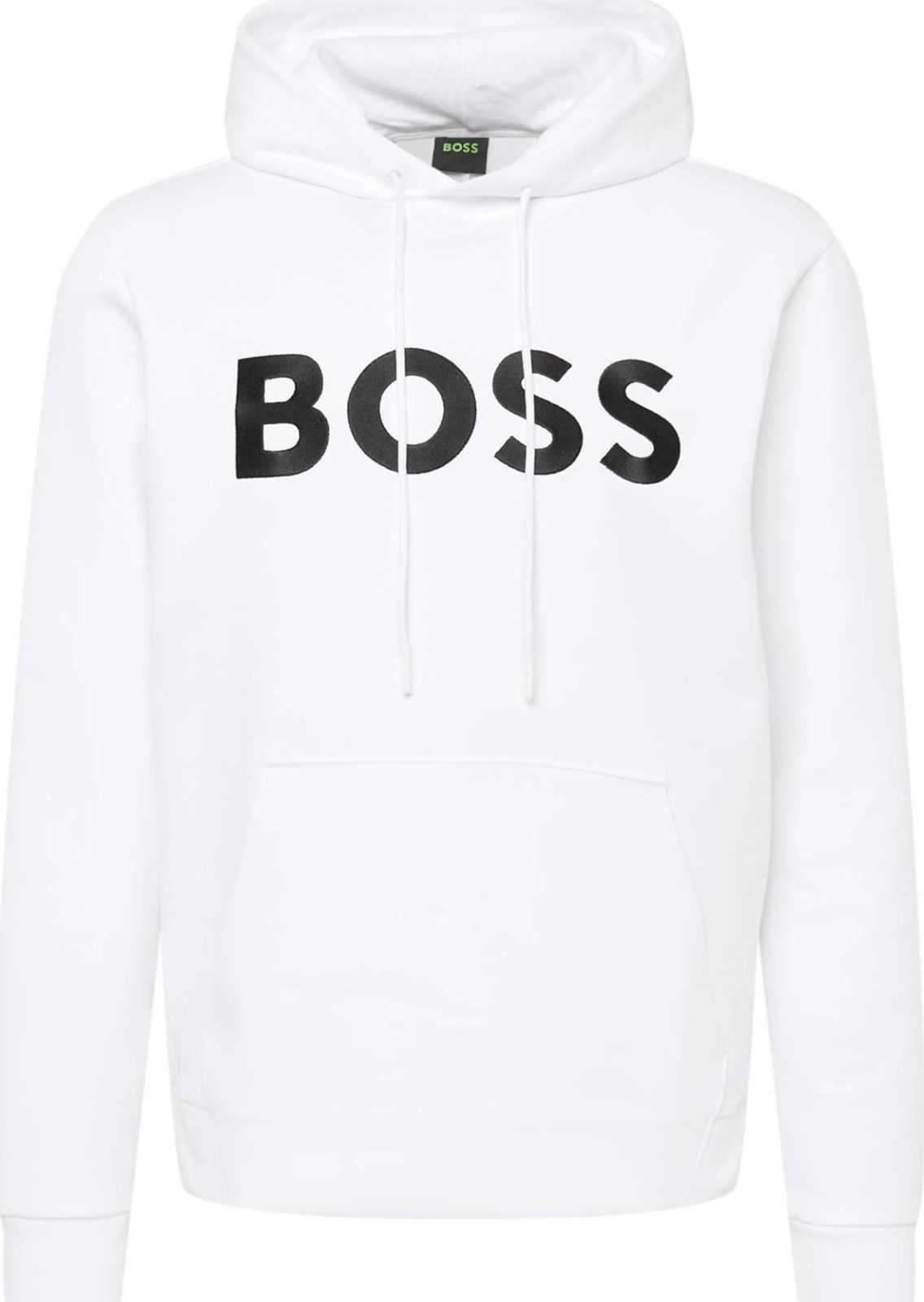 BOSS Green Mikina 'Soody' černá / offwhite