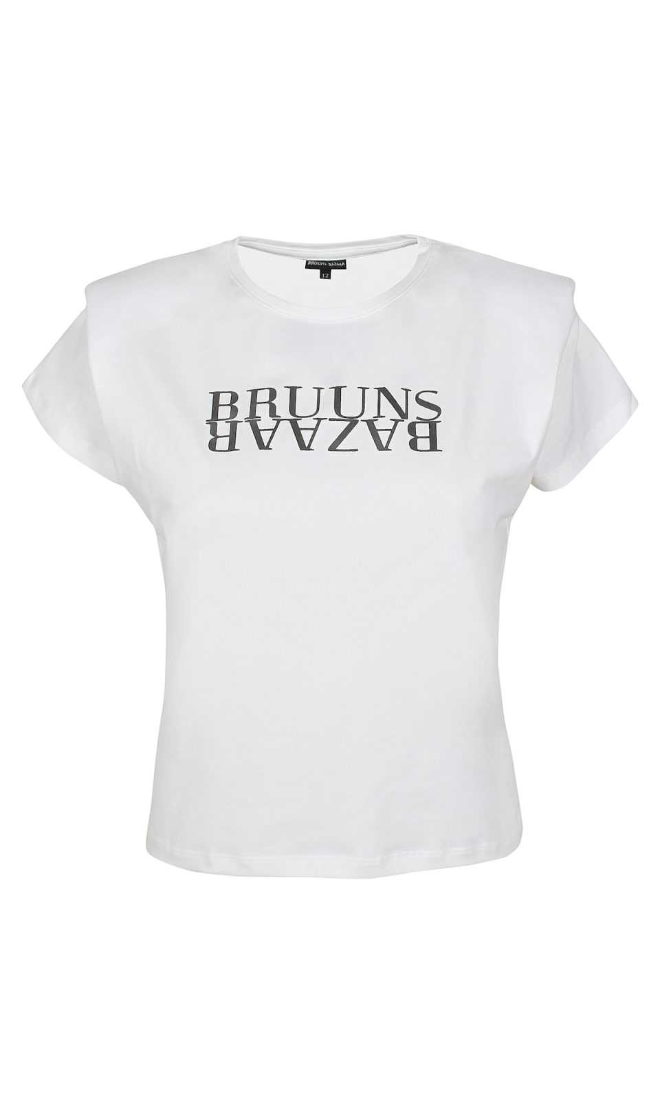 Bruuns Bazaar Kids Tričko 'Jofrid' černá / offwhite