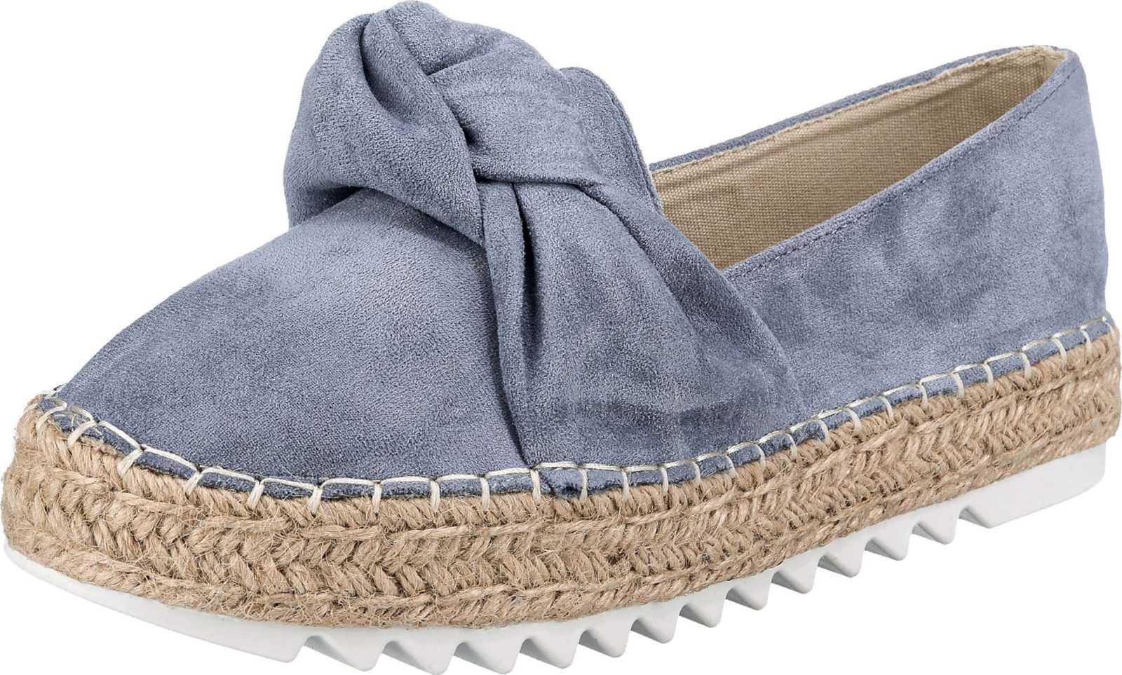 BULLBOXER Espadrilky kouřově modrá