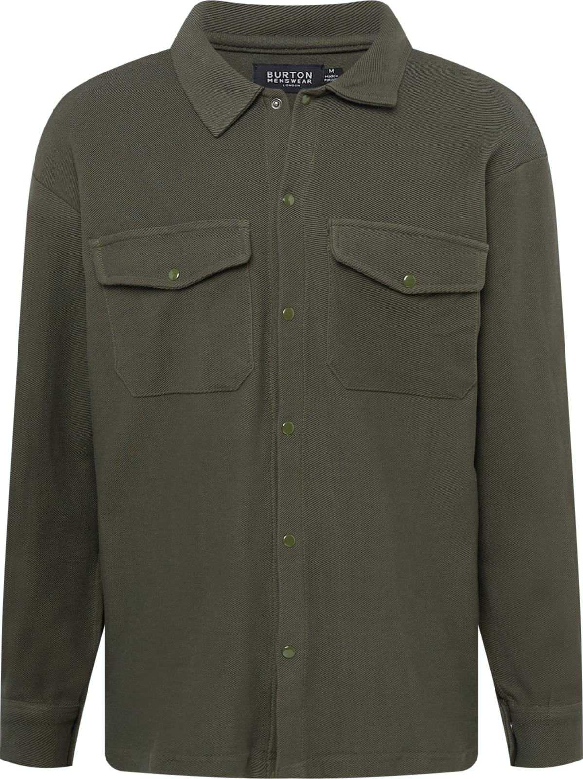 BURTON MENSWEAR LONDON Přechodná bunda khaki