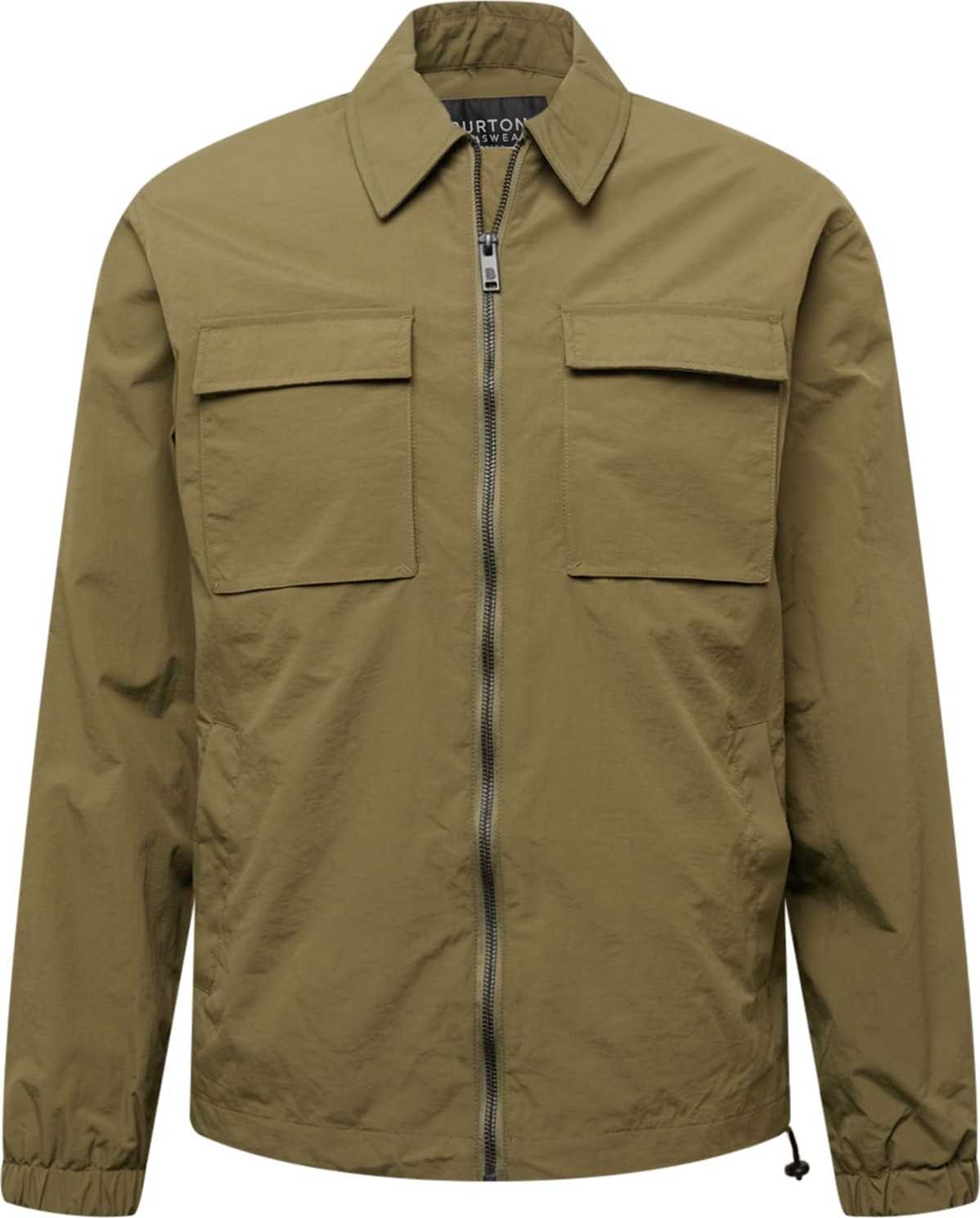 BURTON MENSWEAR LONDON Přechodná bunda khaki