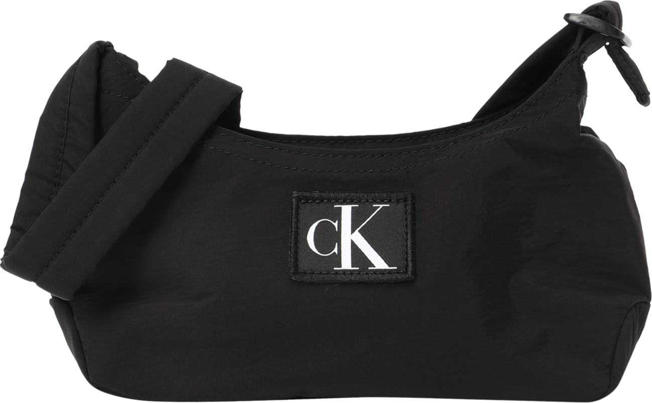 Calvin Klein Jeans Taška přes rameno černá / bílá