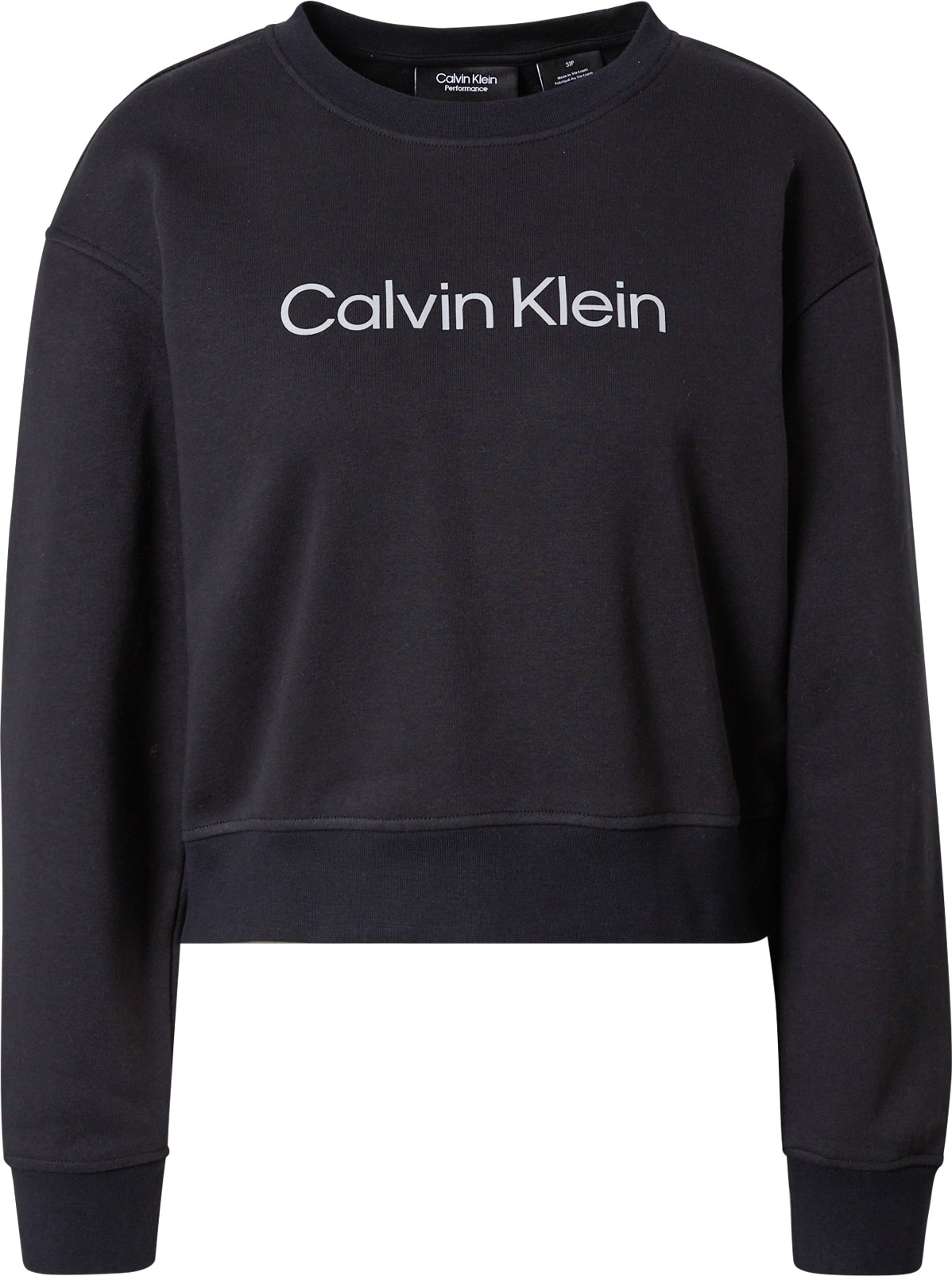 Calvin Klein Sport Sportovní mikina černá / bílá