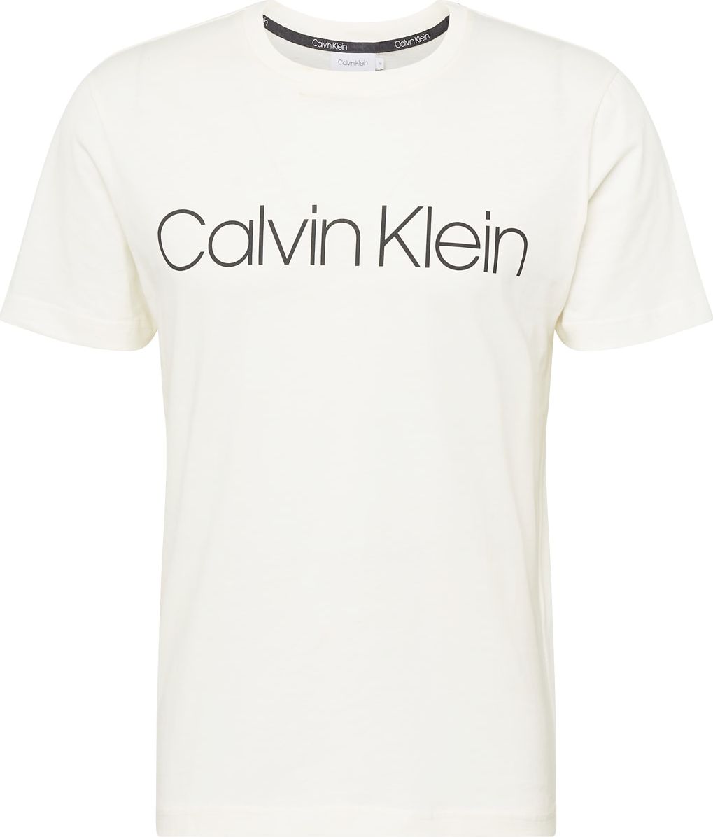 Calvin Klein Tričko krémová / černá