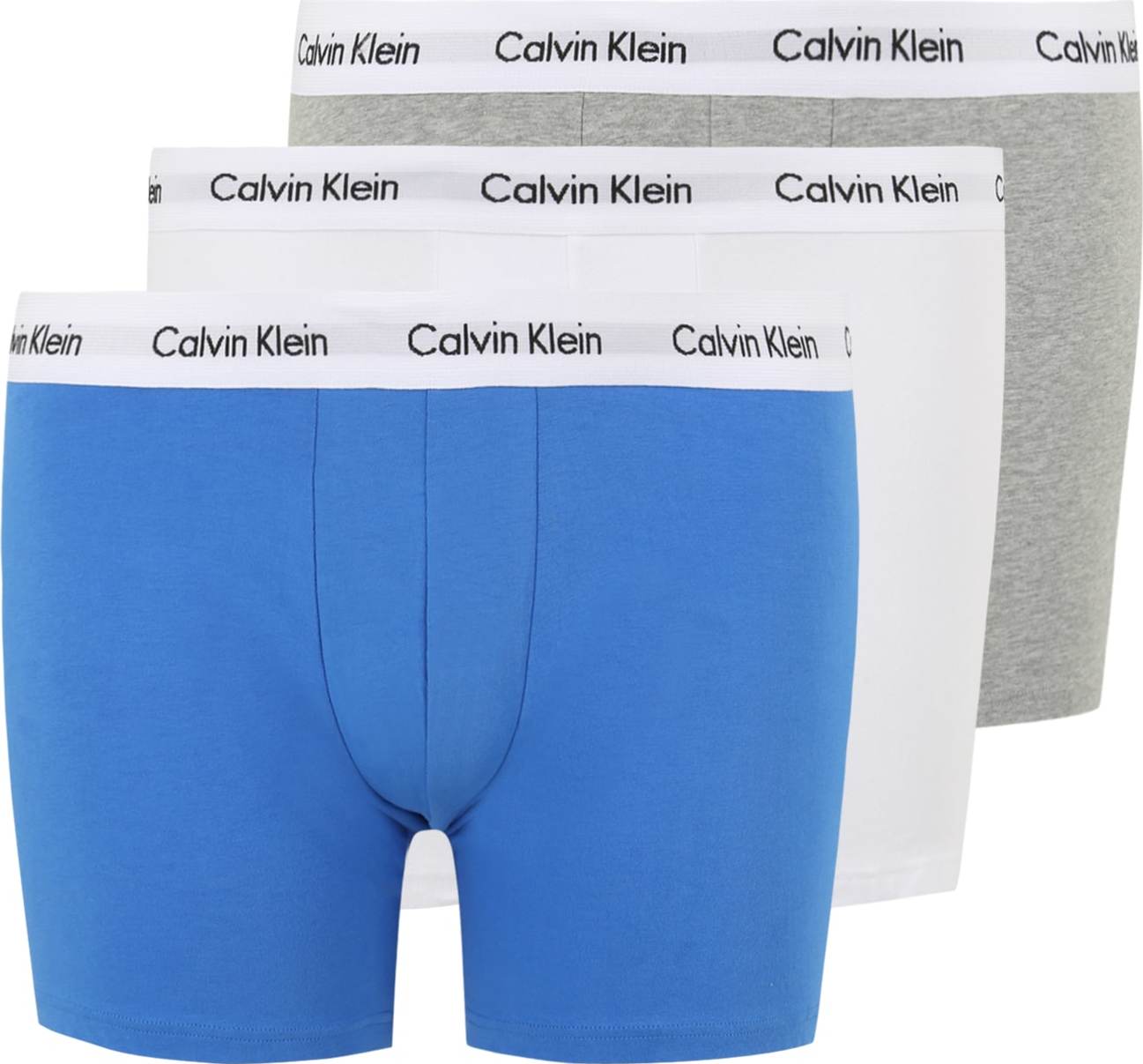 Calvin Klein Underwear Boxerky modrá / šedá / černá / bílá