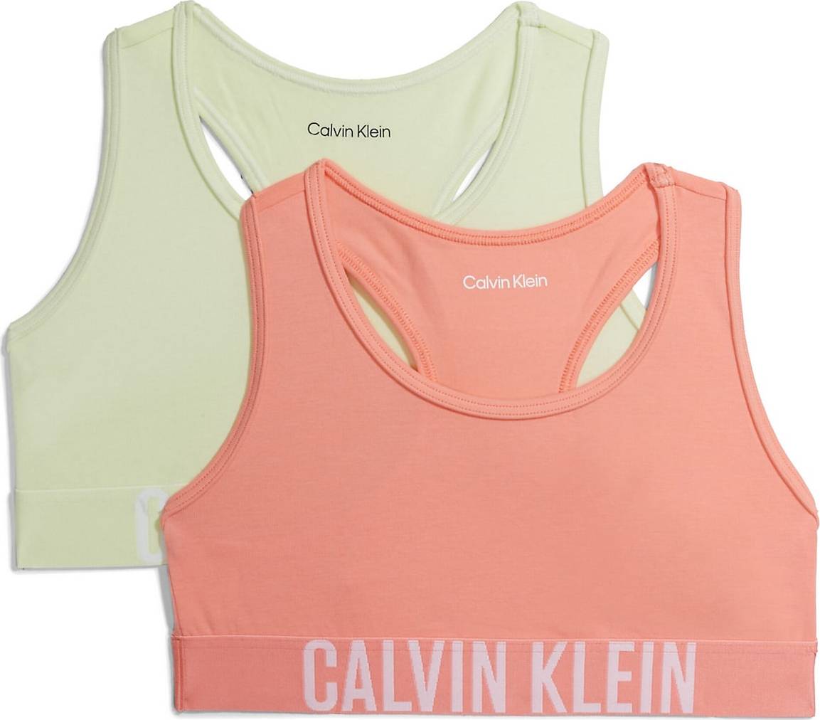 Calvin Klein Underwear Podprsenka limetková / pastelově zelená / meruňková / jasně oranžová