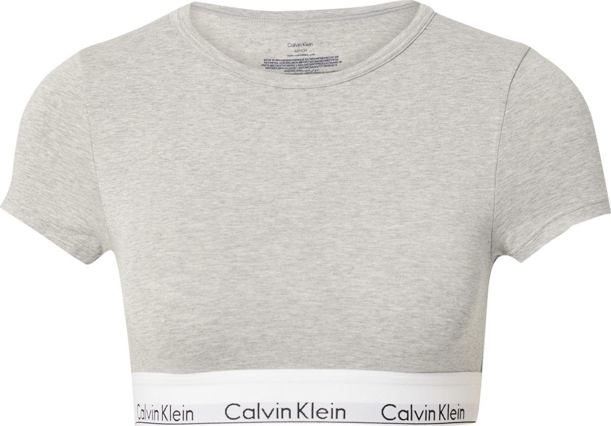 Calvin Klein Underwear Tričko šedý melír / černá / bílá