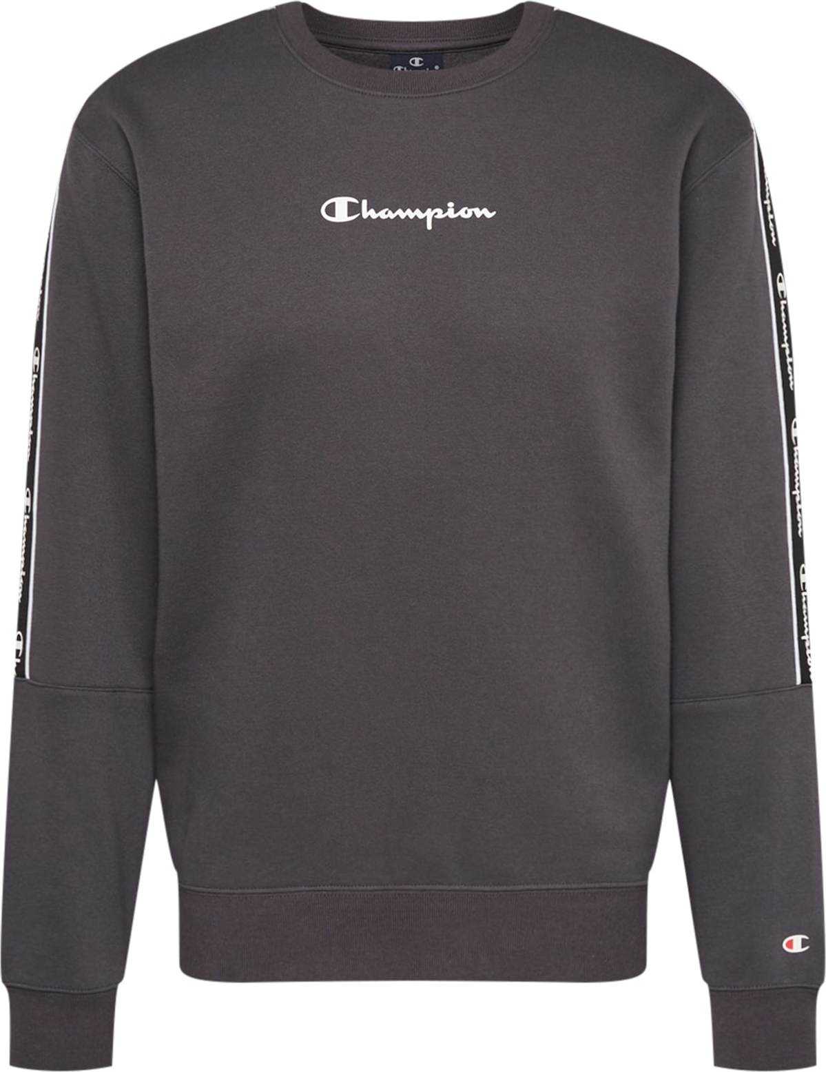 Champion Authentic Athletic Apparel Mikina tmavě šedá / černá / bílá