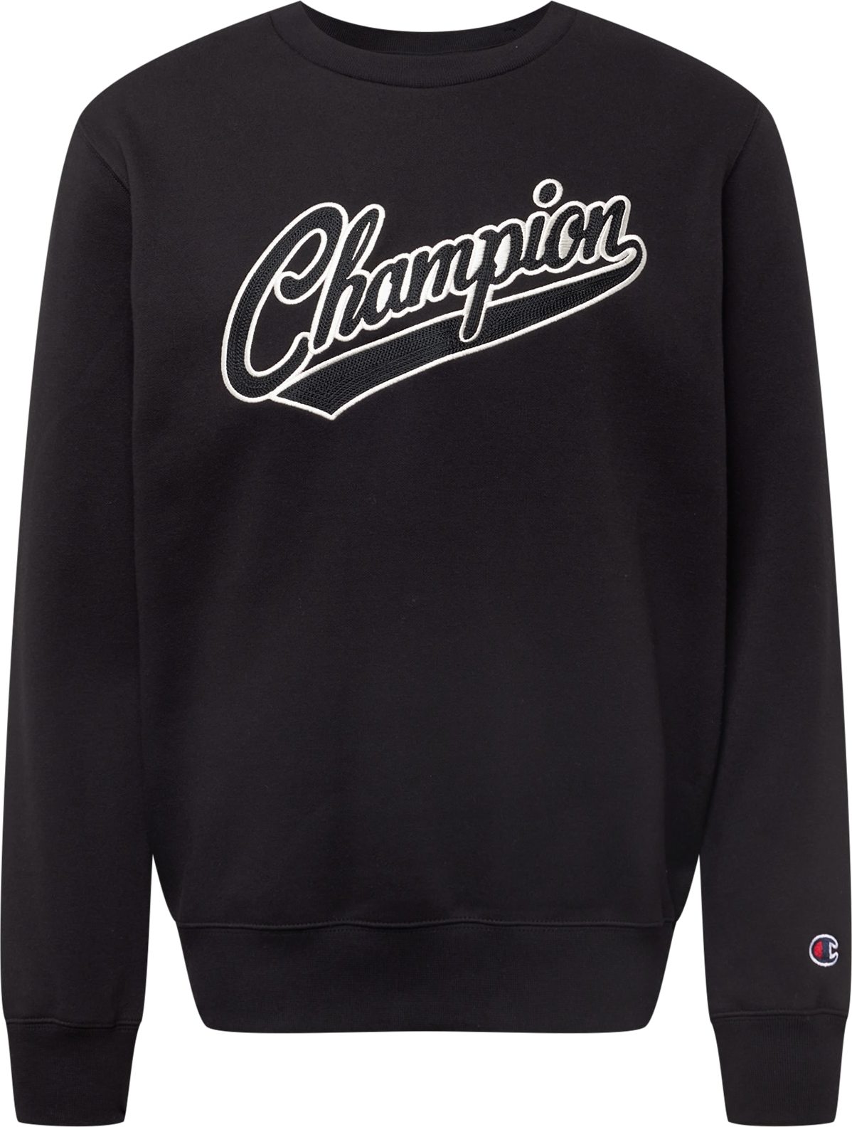 Champion Authentic Athletic Apparel Mikina černá / bílá