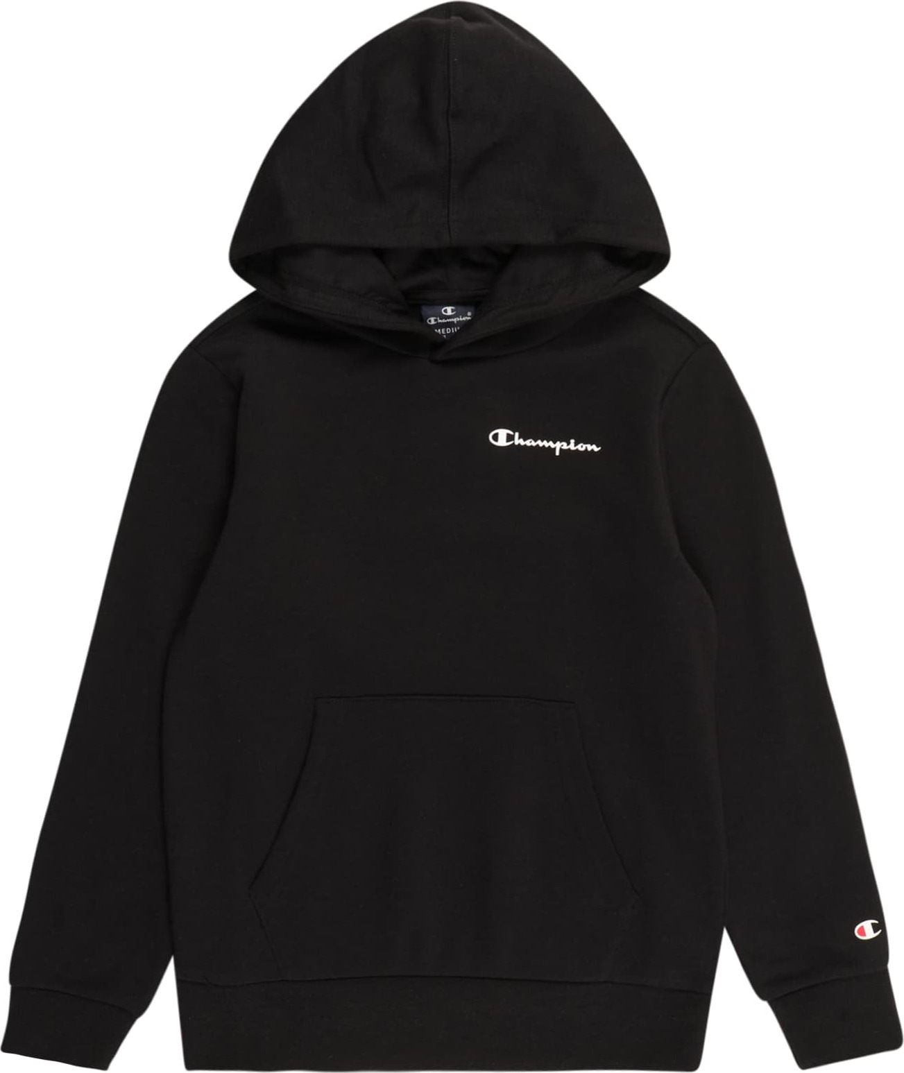 Champion Authentic Athletic Apparel Mikina 'Hooded Sweatshirt' červená / černá / bílá