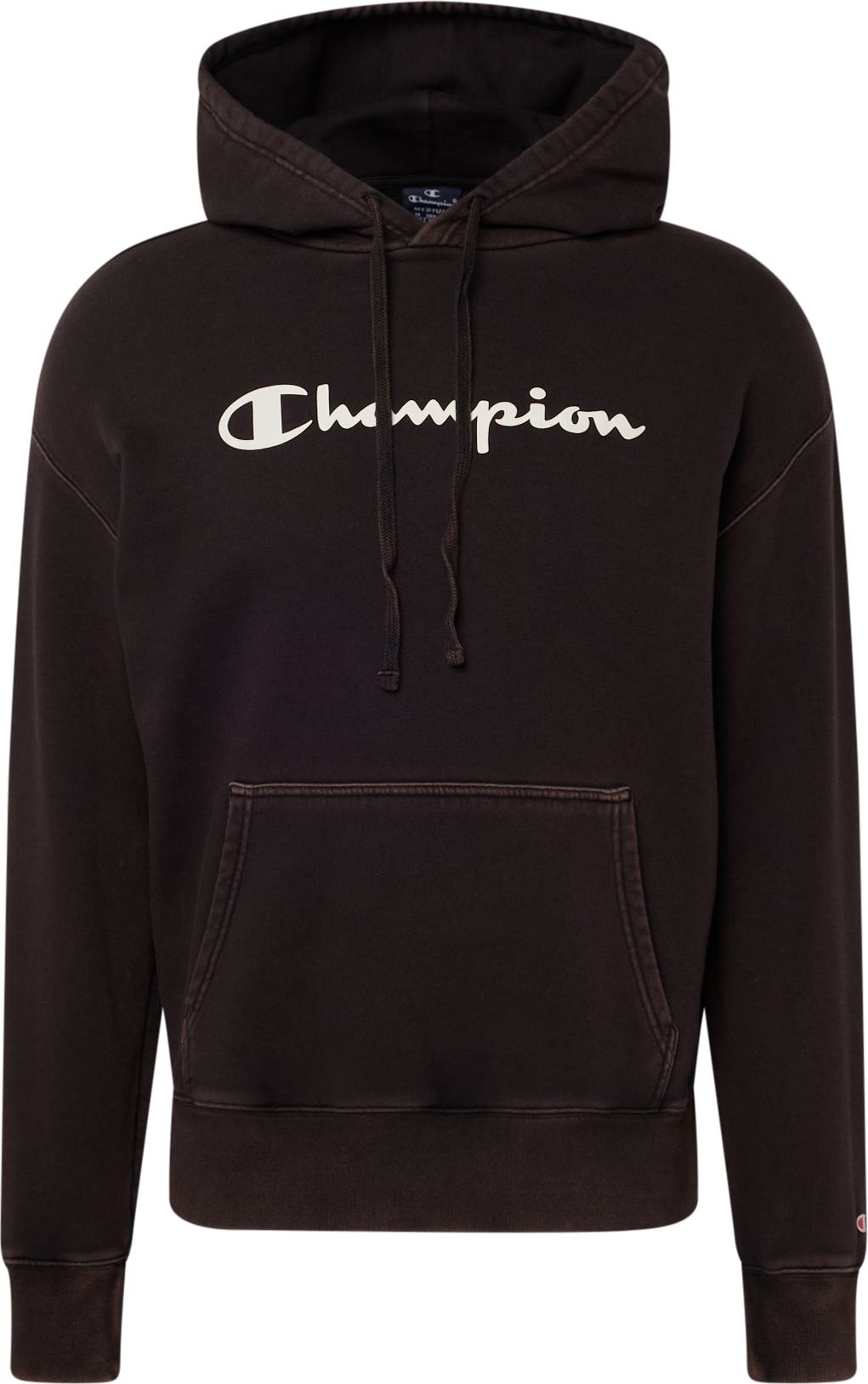 Champion Authentic Athletic Apparel Mikina tmavě hnědá / bílá