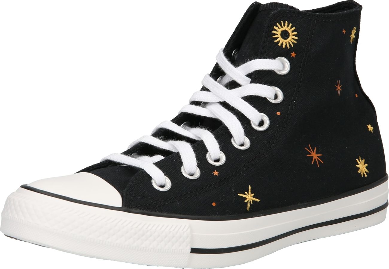 CONVERSE Kotníkové tenisky 'Chuck Taylor All Star' žlutá / humrová / černá