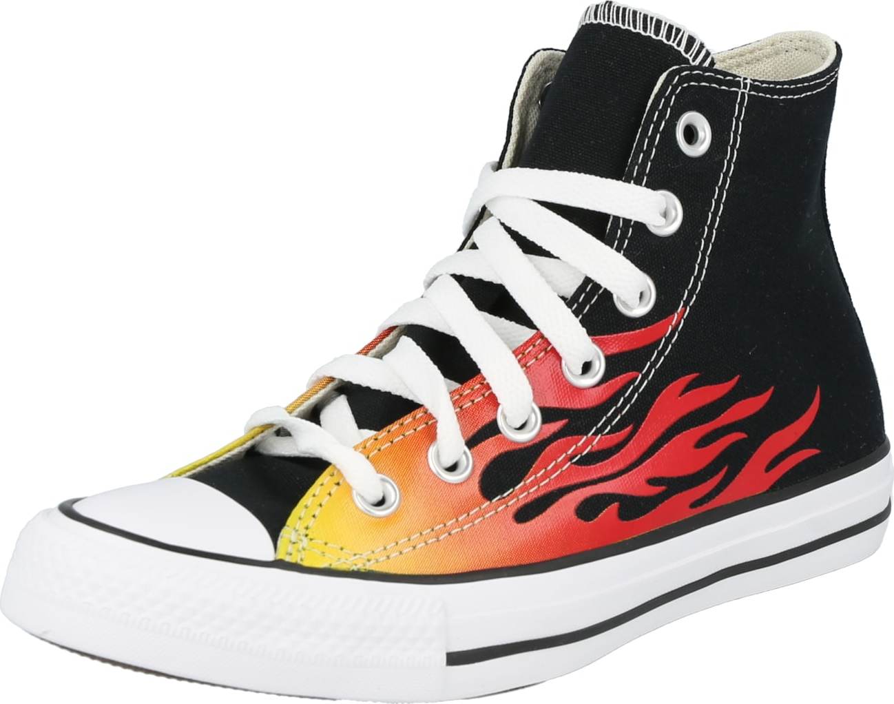 CONVERSE Kotníkové tenisky 'Chuck Taylor' žlutá / červená / černá