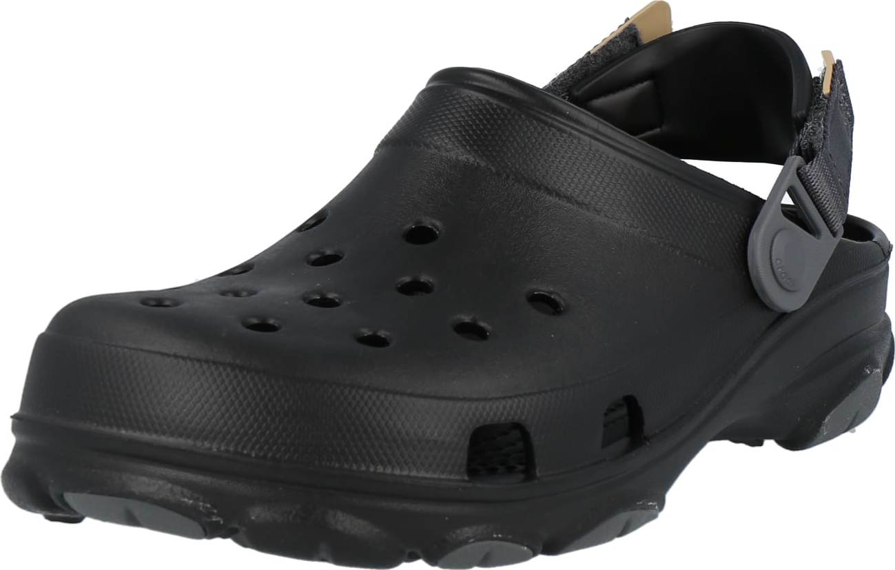 Crocs Pantofle světle hnědá / černá