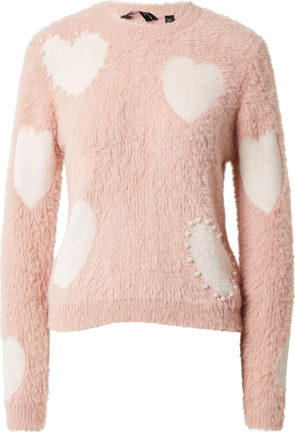 Dorothy Perkins Svetr pink / bílá