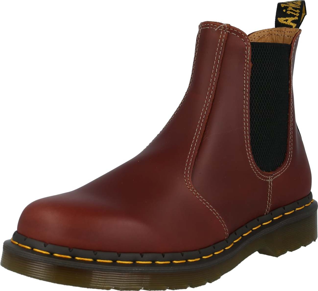 Dr. Martens Chelsea boty rezavě hnědá / černá