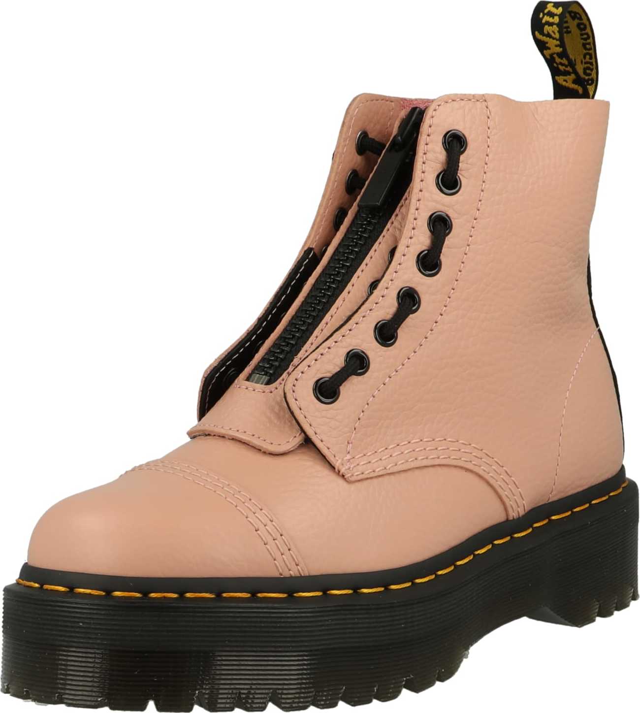 Dr. Martens Nízké kozačky 'Sinclair' béžová / zlatě žlutá / černá