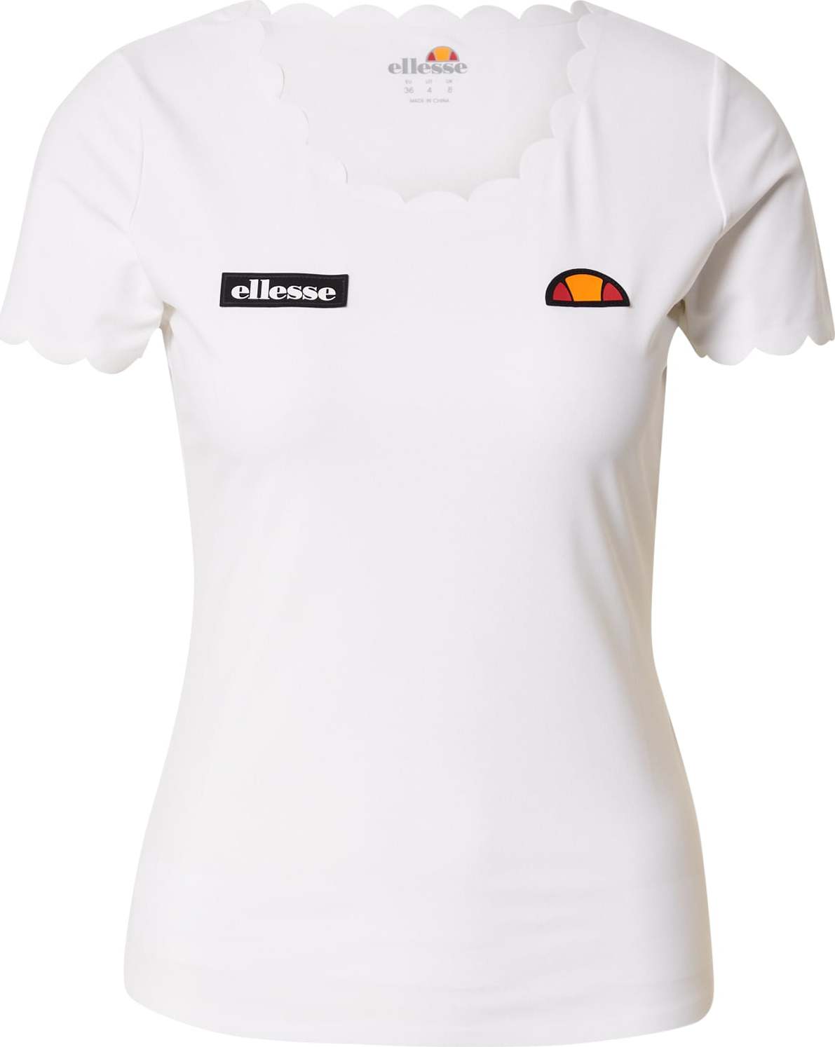 ELLESSE Funkční tričko 'Evielyn' oranžová / červená / černá / offwhite